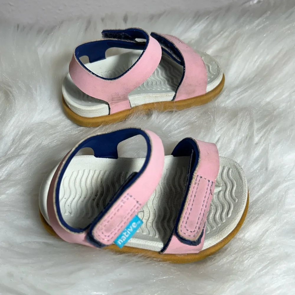 Charley Princess Pink/White Sandals Size 5